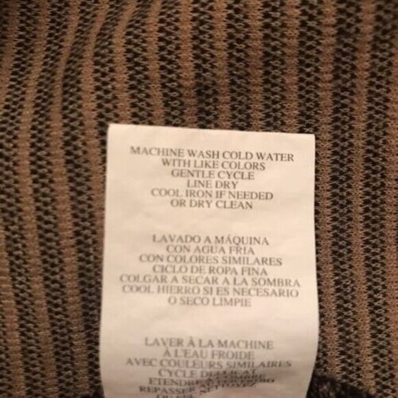 Vintage Tiana B. Beige and Black Animal Print Ruched Dress Size 20W - Picture 7 of 7